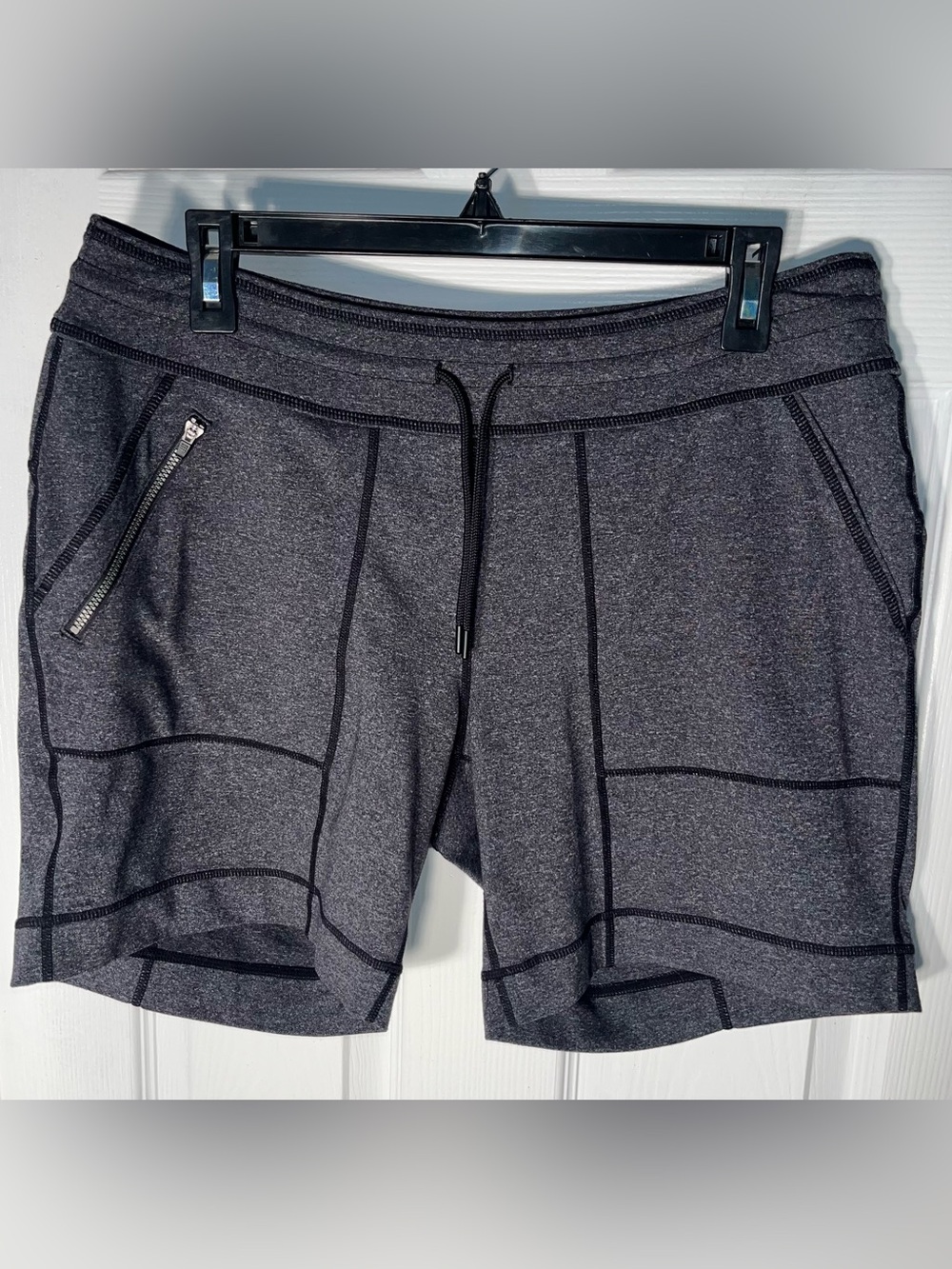Title Nine Shorts Gray Athletic Athleisure Golf Pull On Drawstring Women’s Large